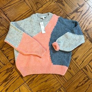Topshop multi color knit sweater